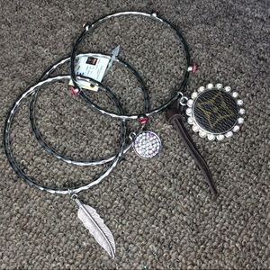 Upcycled Bangle Set